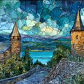 Fort Ticonderoga — ceramic art tile