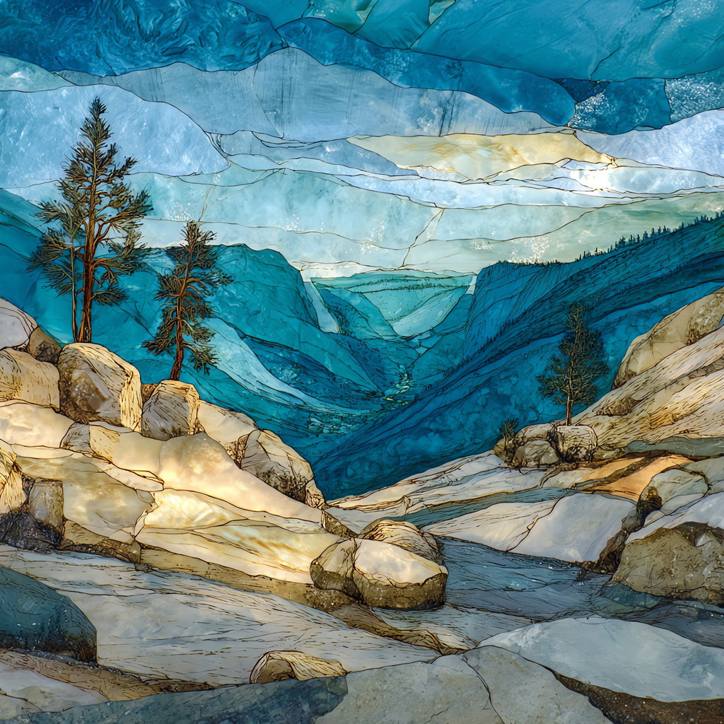 Olmsted Point Granite — ceramic art tile