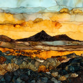 Lava Beds — ceramic art tile