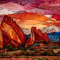 Kissing Camels Garden of the Gods Front Range — ceramic art tile