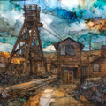 the Chollar Mine surface works in — ceramic art tile