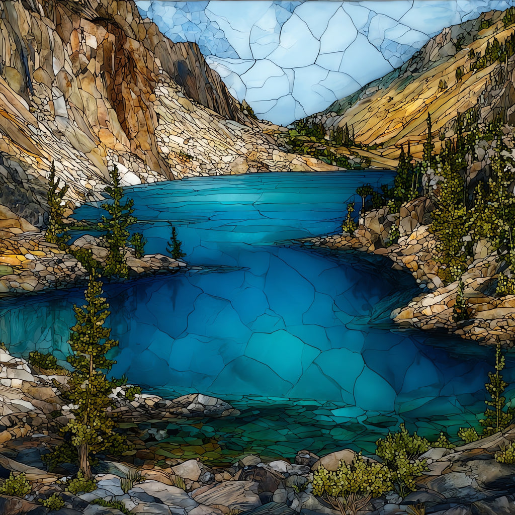 Liberty Lake — ceramic art tile