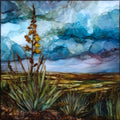 Standing Rock prairie — ceramic art tile