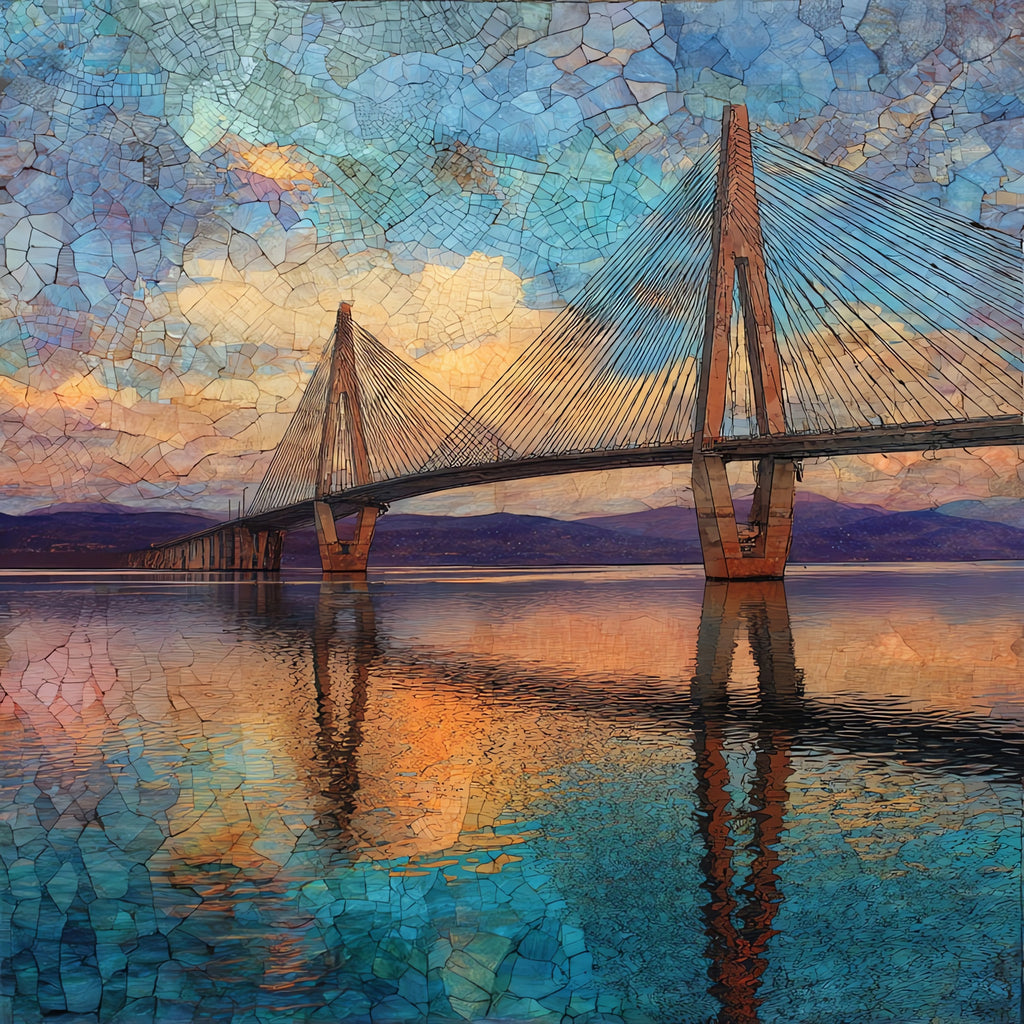 the Tappan Zee Mario — ceramic art tile