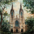 the Princeton University Chapel — ceramic art tile