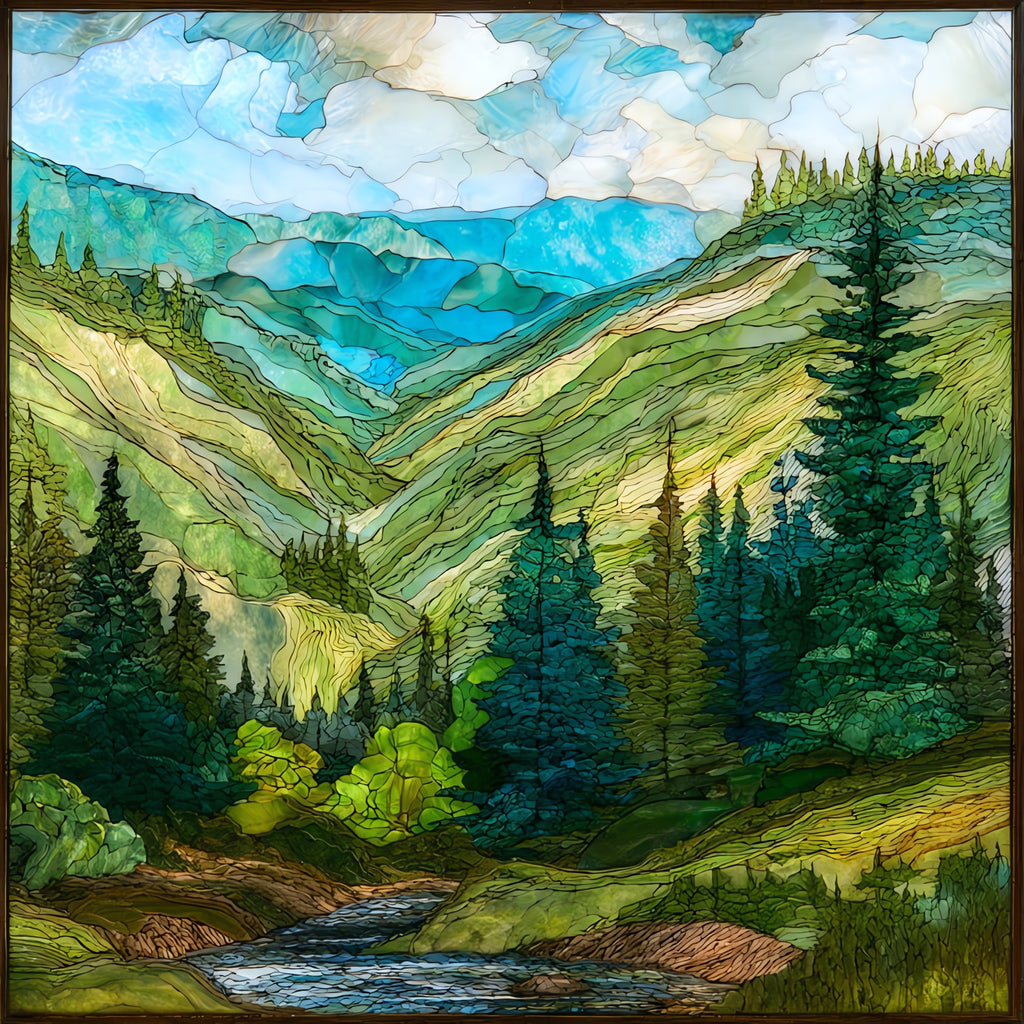 the Mad River Glen single chair — ceramic art tile