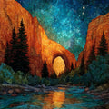 Kolob Arch — ceramic art tile