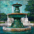 the James Scott Memorial Fountain on — ceramic art tile