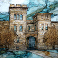 the Wyoming Territorial Prison — ceramic art tile