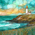 Point Cabrillo Light — ceramic art tile