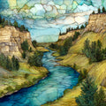 the Niobrara National Scenic — ceramic art tile