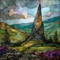 Dragons Tooth near Catawba Virginia — ceramic art tile