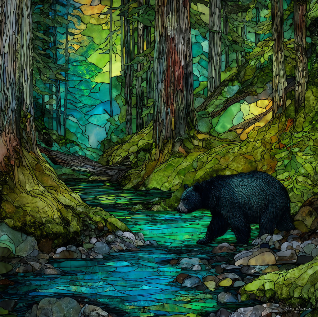 Tongass National Forest — ceramic art tile
