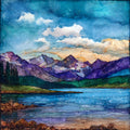 Lake Granby Indian Peaks Front Range — ceramic art tile