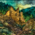 the Hamilton Treasure Hill ruins in — ceramic art tile