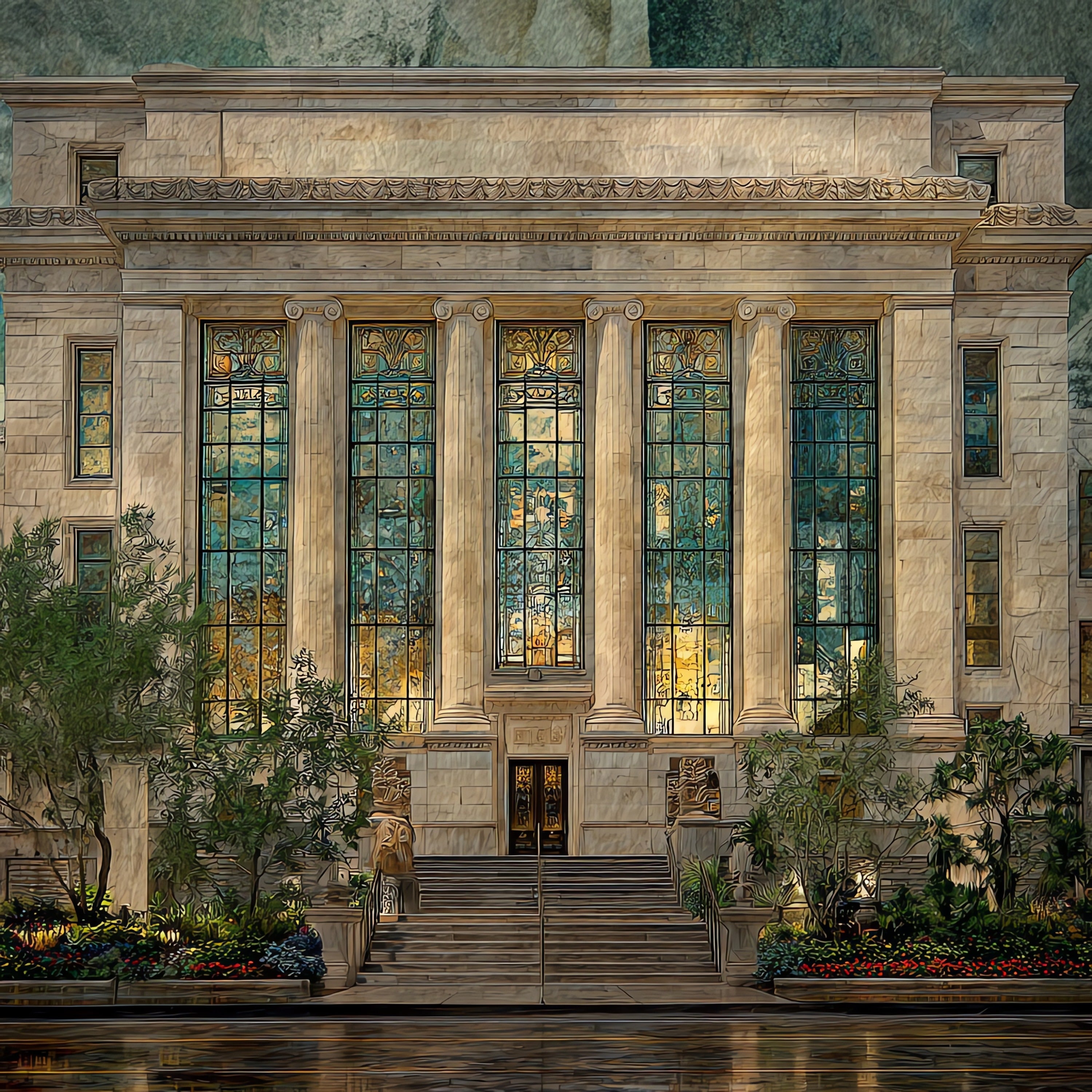 the Mob Museum — ceramic art tile