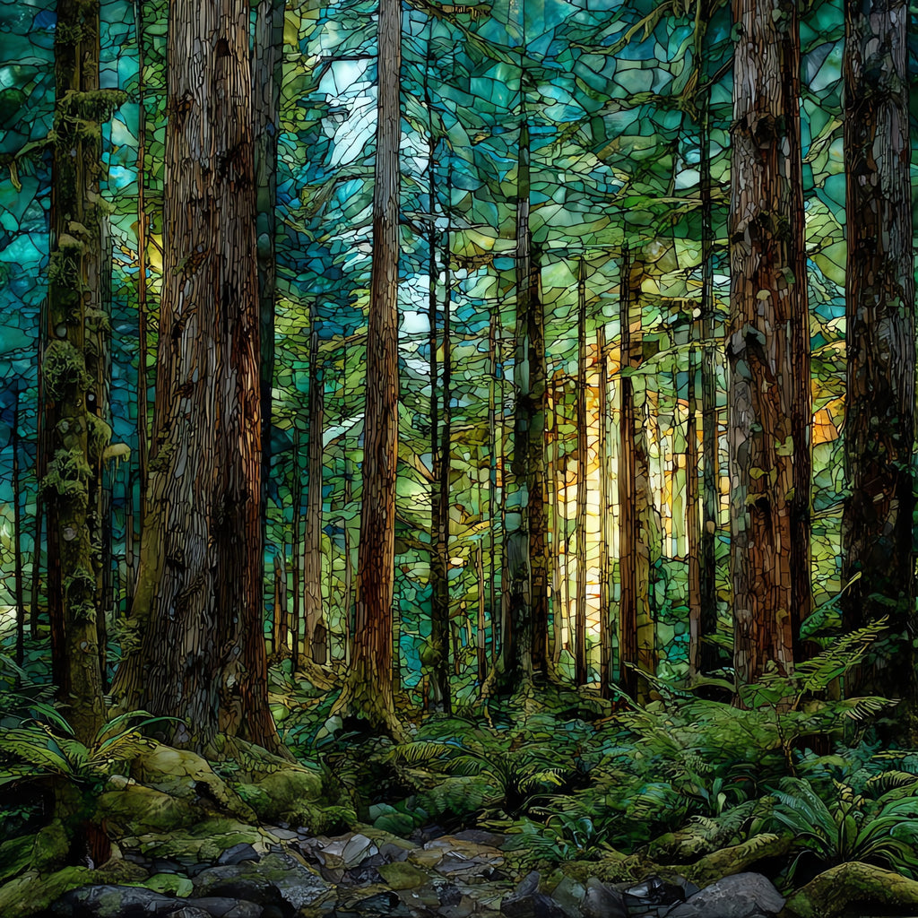 a Tongass National Forest — ceramic art tile