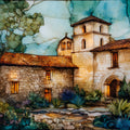 Mission Espada aqueduct — ceramic art tile