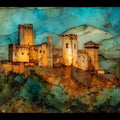 Chlemoutsi Castle — ceramic art tile