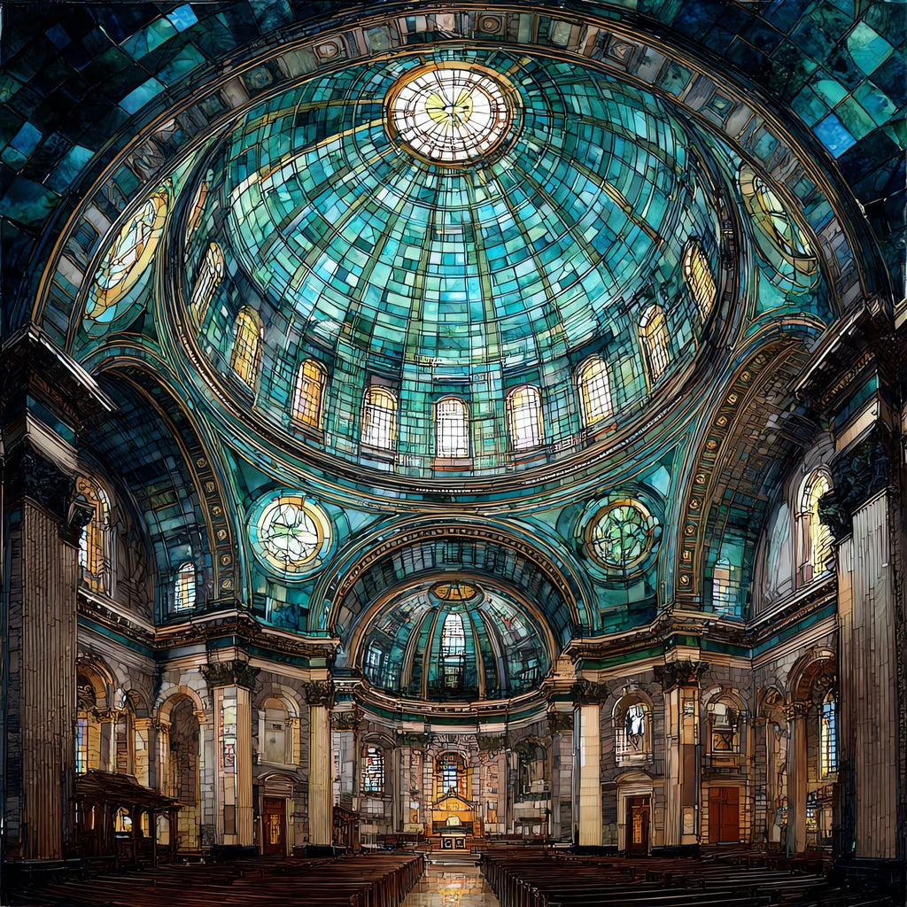 the Cathedral of Saint — ceramic art tile