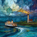the Cape May Lewes — ceramic art tile