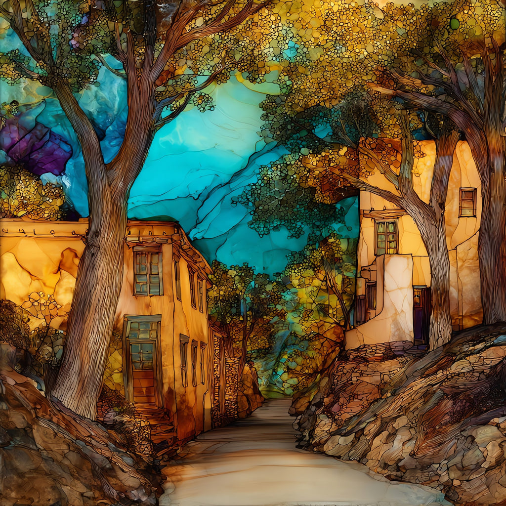Canyon Road — ceramic art tile