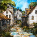 Olde Mistick Village New — ceramic art tile