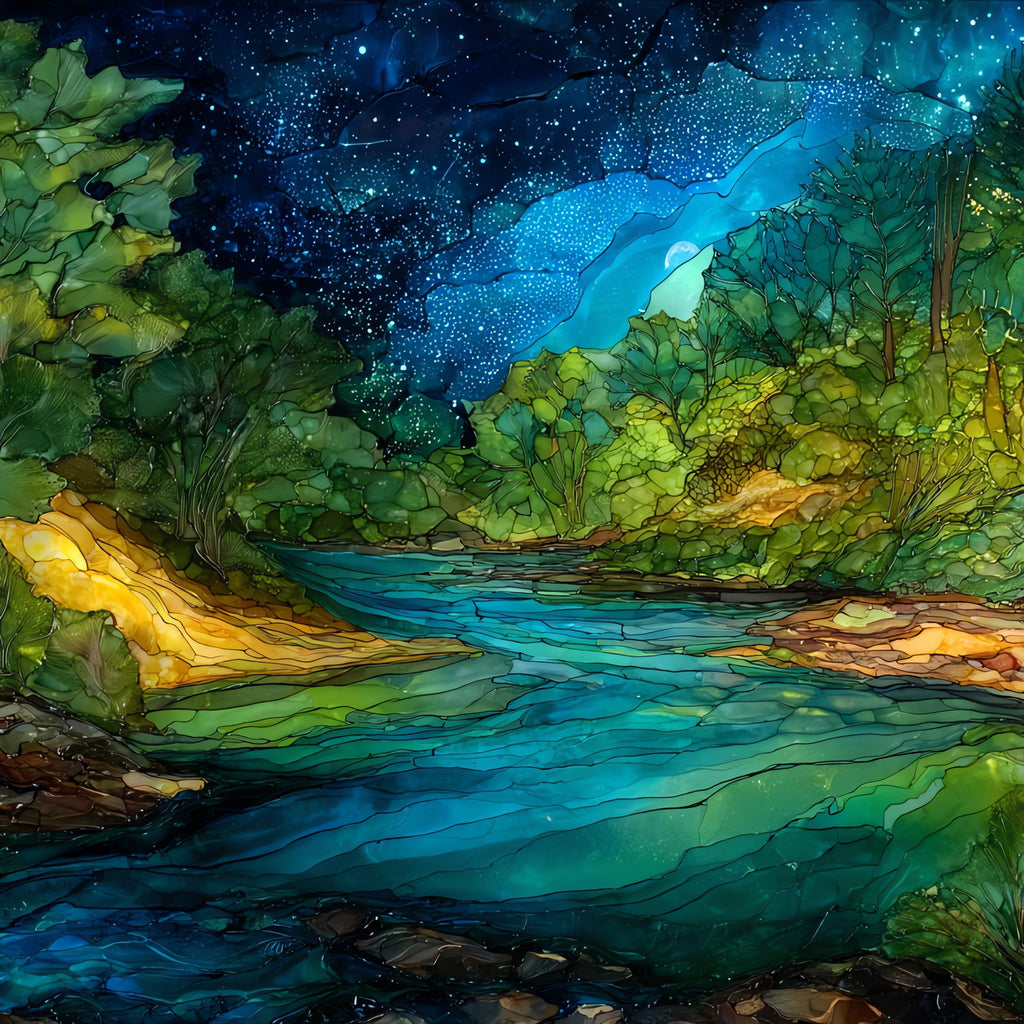 Hillsborough River alligator basking — ceramic art tile