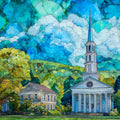 Newfane Common — ceramic art tile
