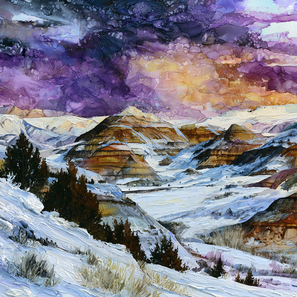 Theodore Roosevelt National Park — ceramic art tile