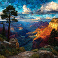 the Cedar Ridge view — ceramic art tile
