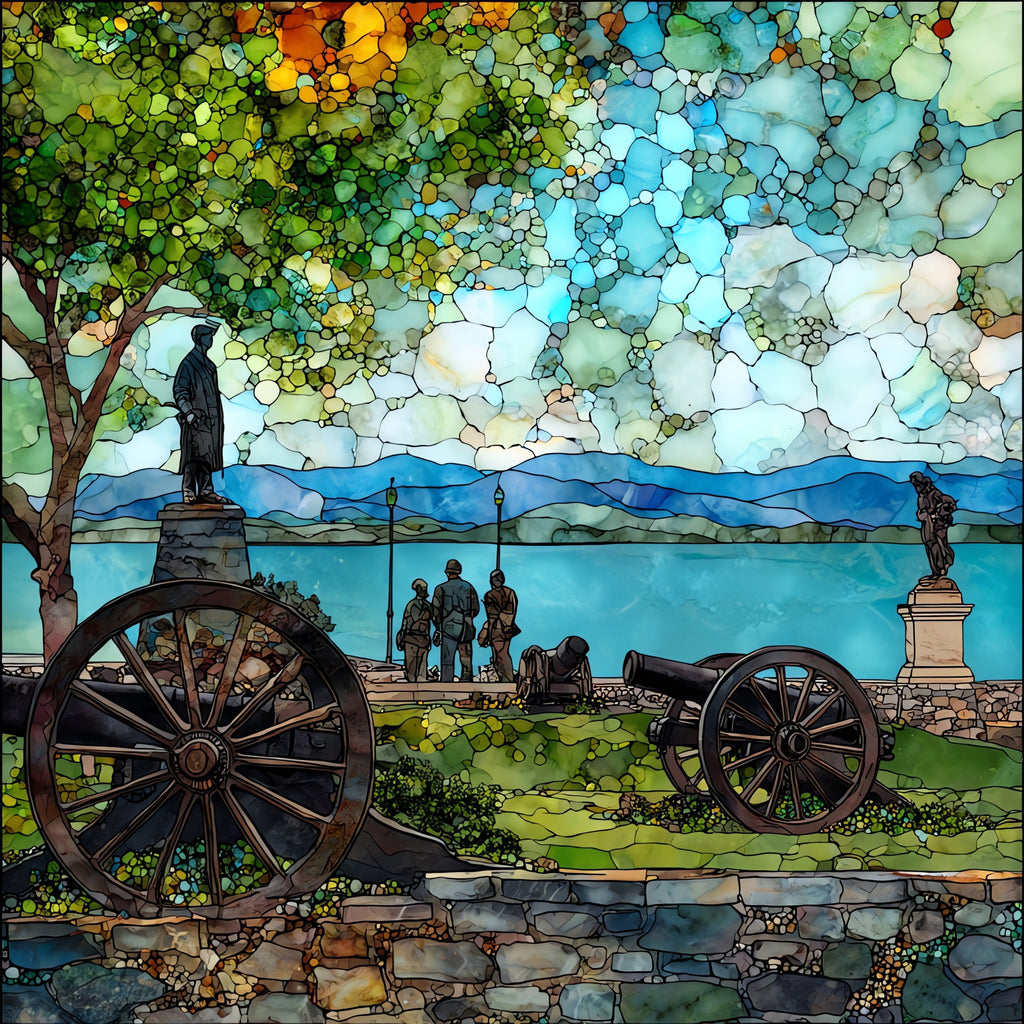 Battery Park — ceramic art tile