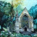 the Crown Hill Cemetery — ceramic art tile