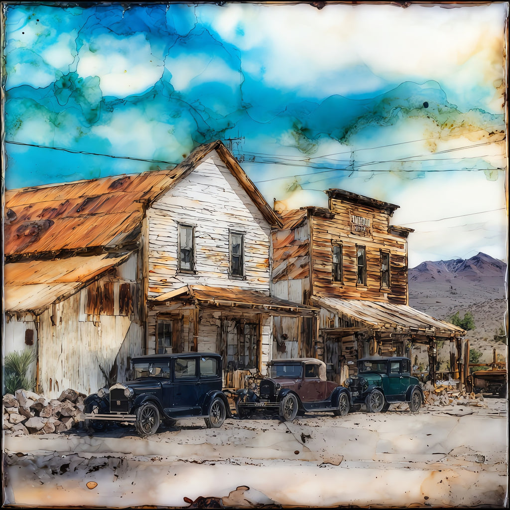 the Goodsprings Pioneer Saloon — ceramic art tile