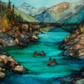 Cooper Landing — ceramic art tile