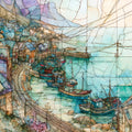 an elevated view — ceramic art tile