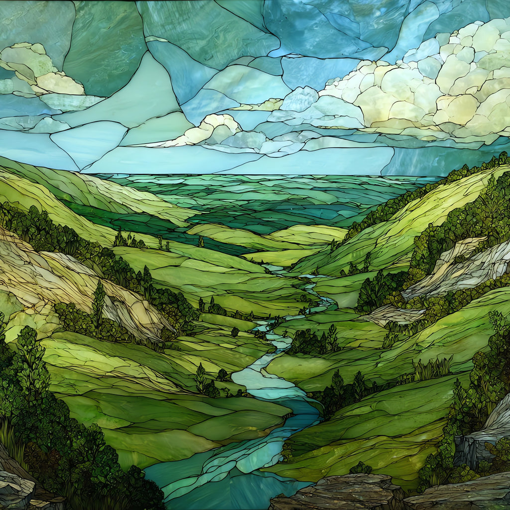 Backbone State Park — ceramic art tile