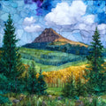 Mount Taylor summit in — ceramic art tile