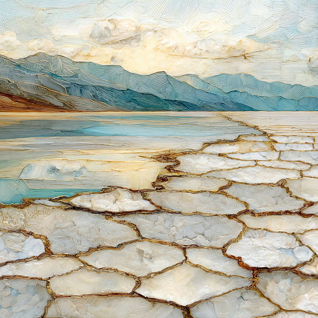 Badwater Basin — ceramic art tile