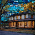 the Fort Laramie cavalry — ceramic art tile