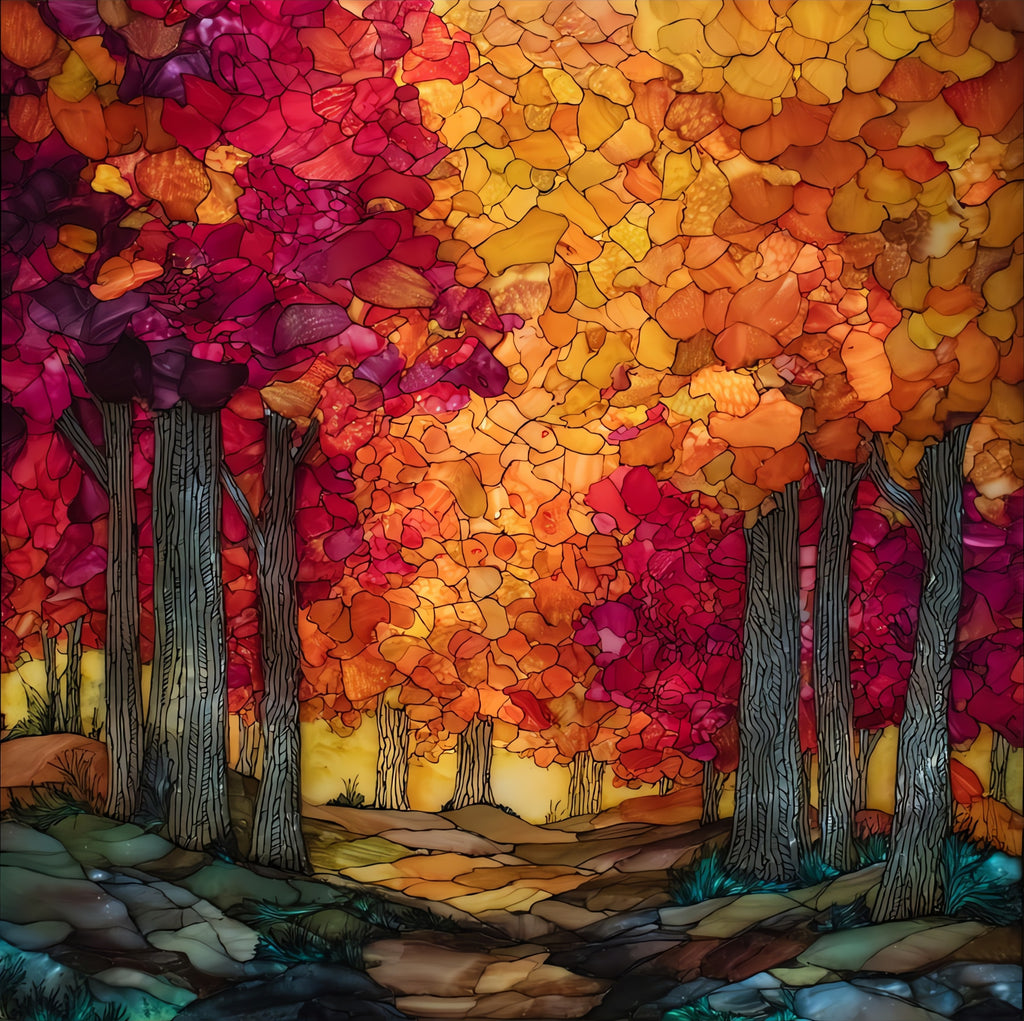 the Sleeping Bear Dunes — ceramic art tile