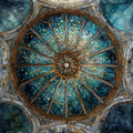 the Yale Memorial Hall rotunda — ceramic art tile