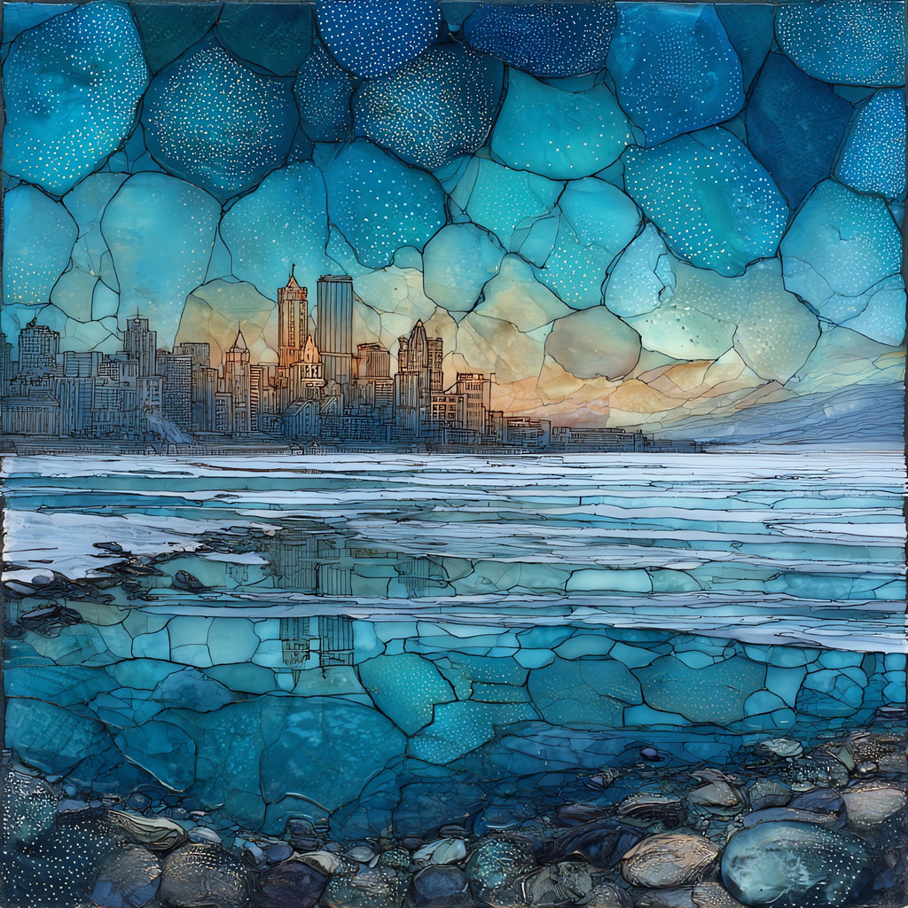Belle Isle — ceramic art tile