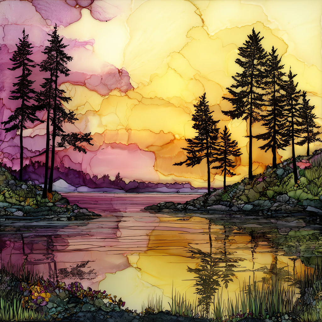 Bass River State Forest — ceramic art tile