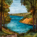 the Mississippi River — ceramic art tile