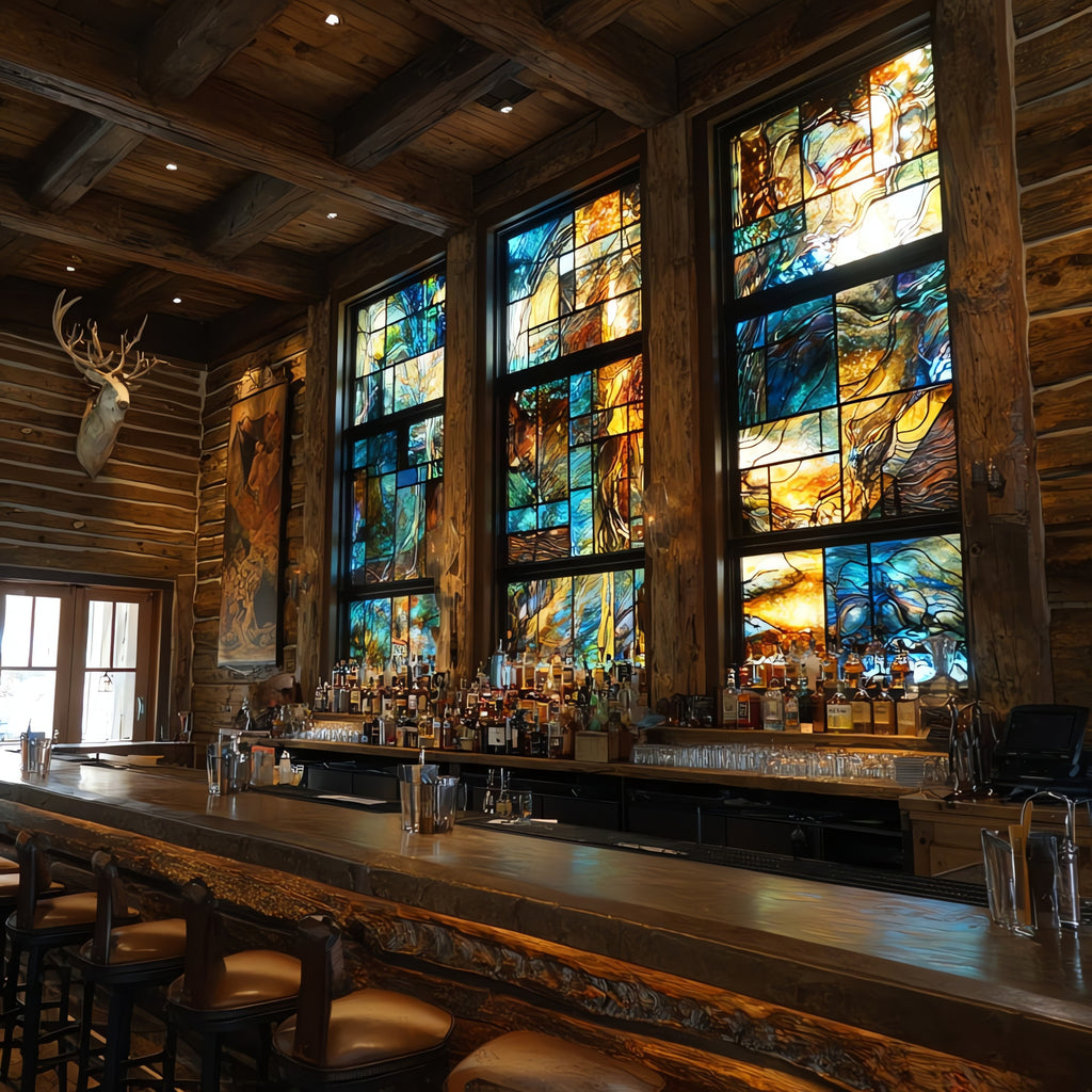 the Million Dollar Cowboy Bar on — ceramic art tile