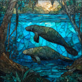 Suwannee River Big Shoals — ceramic art tile