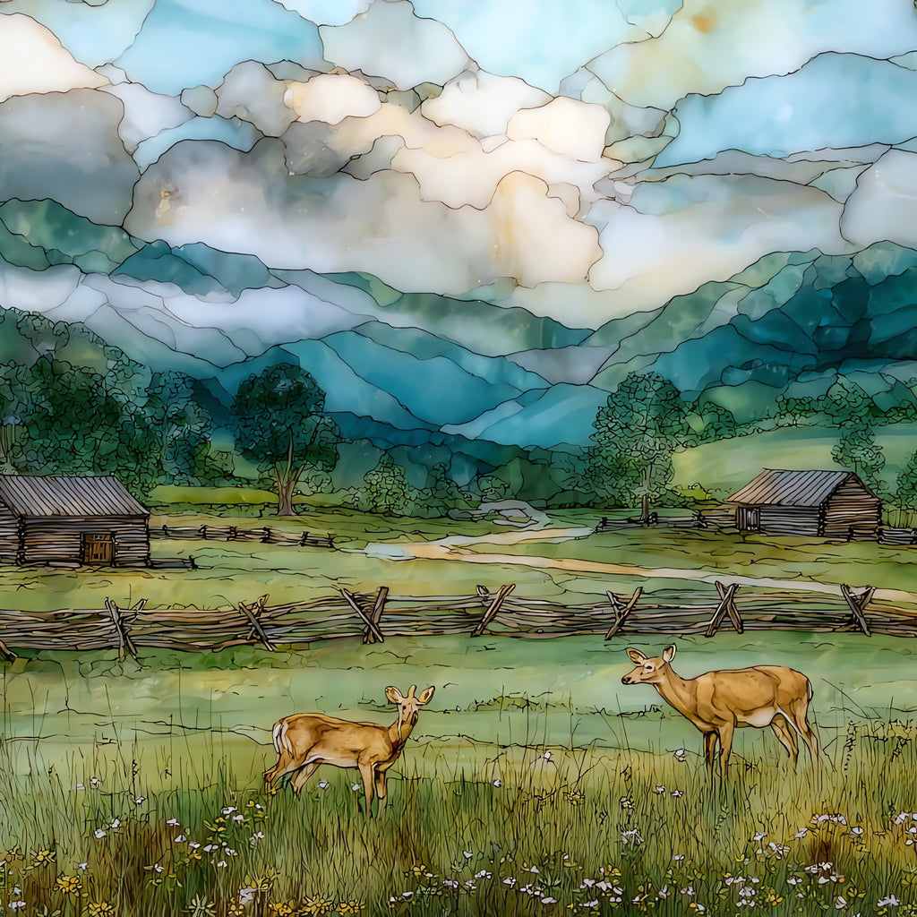 Cades Cove Loop — ceramic art tile