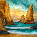 El Matador Beach Malibu — ceramic art tile