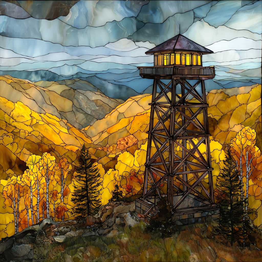 Frozen Head State Park — ceramic art tile